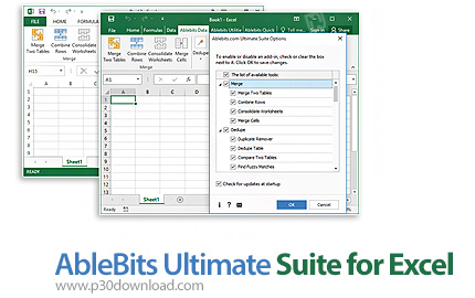 دانلود AbleBits Ultimate Suite for Excel v2022.2.3268.797 Business Edition - نرم افزار ابزار های کار