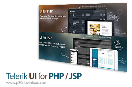 دانلود Telerik UI for PHP + JSP 2016.1.112 Commercial Edition - دانلود کامپوننت های تلریک برای پی اچ
