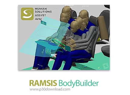 دانلود RAMSIS BodyBuilder in CATIA V5R19 v3.8.35-1.4 x64 - نرم افزار حرفه ای ساخت و ویرایش آنتروپومت