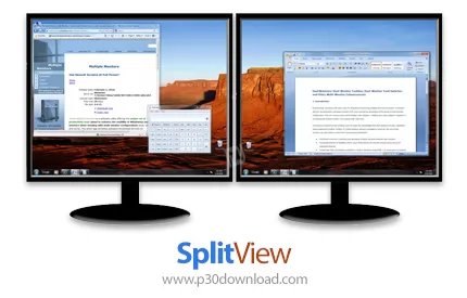 دانلود SplitView 2018 مدیریت و تقسیم یک یا چند صفحه نمایش