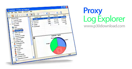 دانلود Proxy Log Explorer v4.4 Build 0463 - نرم افزار پردازش و آنالیز گزارش های پروکسی سرور