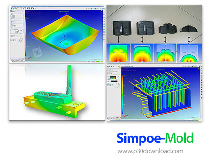 دانلود SIMULIA Simpoe Mold 2015 Refresh 1 x86\x64 - نرم افزار شبیه سازی تزریق پلاستیک