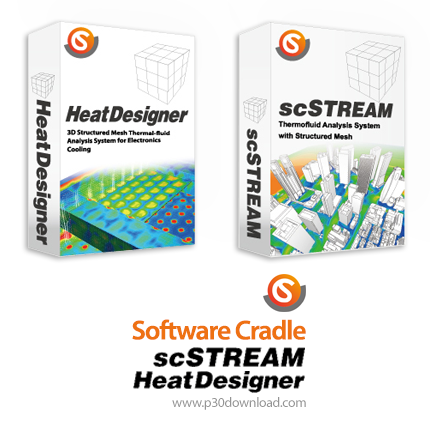 دانلود Software Cradle scSTREAM + HeatDesigner v13.0 x64 - نرم افزار شبیه سازی و آنالیز انتقال حرارت