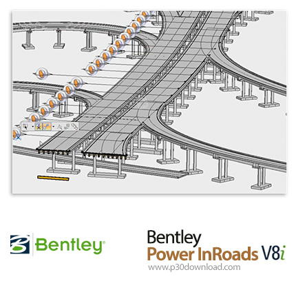 دانلود Bentley Power InRoads V8i (SELECTseries 4) v08.11.09.788 - نرم افزار مدل‌سازی، طراحی و آنالیز
