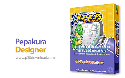 دانلود Pepakura Designer v5.0.6 x64 + v4.2.0 - نرم افزار طراحی و ساخت الگوهای چند وجهی از مدل های سه