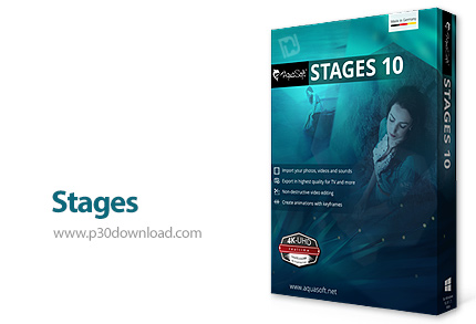دانلود AquaSoft Stages v10.5.11 x86/x64 - نرم افزار ساخت و ویرایش انواع فایل های مولتی مدیا
