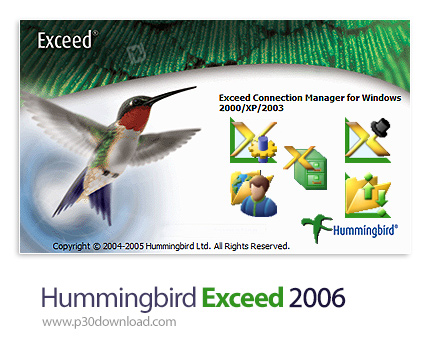 دانلود Hummingbird Exceed 2006 v11.0.0 - نرم افزار ایجاد دسترسی سریع و ساده به پروفایل ها، پوشه‌ها و