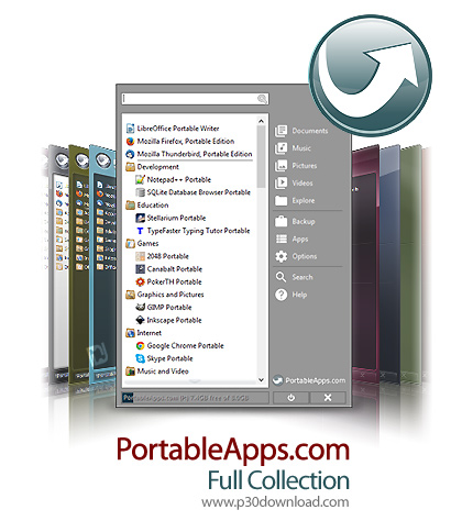 دانلود PortableApps.com Platform v25.0 + Full Collection 2023 - کامل ترین مجموعه نرم افزار های کاربر