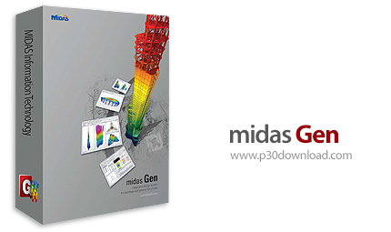 دانلود midas Gen 2015 v1.1 - نرم افزار قدرتمند طراحی و آنالیز انواع سازه و ساختمان