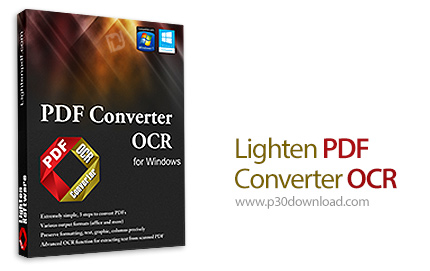 دانلود Lighten PDF Converter OCR v6.1.1 - نرم افزار تبدیل فایل های پی دی اف با قابلیت نویسه خوانی نو