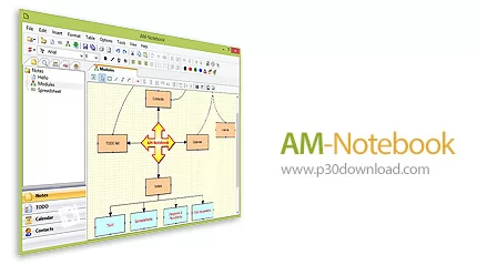 دانلود AM-Notebook Pro v6.3 - نرم افزار ذخیره و مدیریت اطلاعات شخصی
