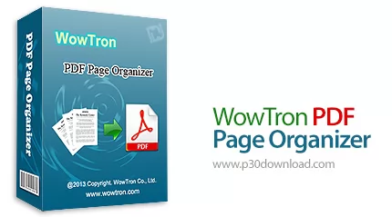 دانلود WowTron PDF Page Organizer v1.1.1 - نرم افزار ویرایش صفحات فایل های پی دی اف