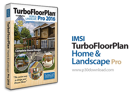 دانلود IMSI TurboFloorPlan Home & Landscape Pro 2016 v18.0.1.1001 - نرم افزار طراحی نمای خارجی و داخ