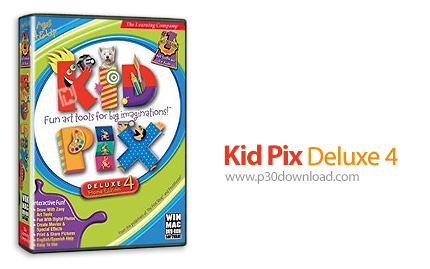 دانلود Kid Pix Deluxe v4 - نرم افزار سرگرمی کودکان، نقاشی و ساخت فیلم های متحرک