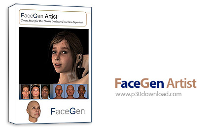 دانلود FaceGen Artist Pro v3.12 x86/x64 - نرم افزار طراحی چهره های سه بعدی