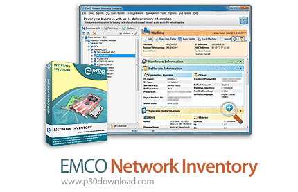 دانلود EMCO Network Inventory Enterprise v5.8.23.10231 - نرم افزار بازرسی منابع سخت افزاری و نرم افز