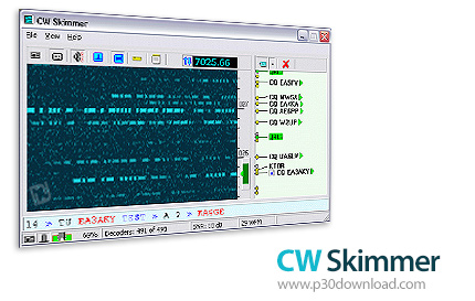 دانلود CW Skimmer v1.91 - نرم افزار رمزگشایی و آنالیز کد های مورس چند کاناله