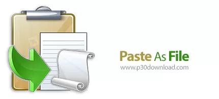 File Paster دانلود Paste As File 5.0.0.3 ذخیره محتویات کلیپ بورد در قالب فایل
