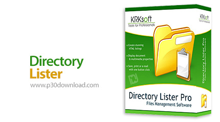 دانلود Directory Lister v2.45 x64 Pro/Enterprise + Pro x86 - نرم افزار تهیه لیست از فایل ها و پوشه ه
