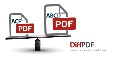 دانلود DiffPDF v6.1.0 x64 / v5.9.3 x86 + diffpdfc v5.9.0 x86/x64 - نرم افزار مقایسه محتوای فایل های 
