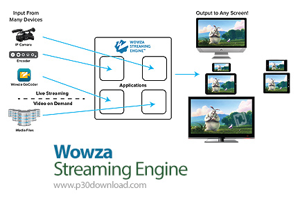 دانلود Wowza Streaming Engine v4.3.0 Build 16025 - نرم افزار انتقال ویدئوهایی در حال ضبط به دستگاه ه