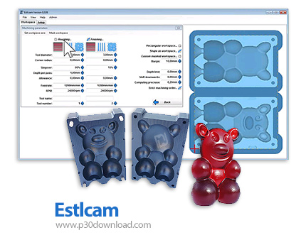 دانلود Estlcam v10.002 - نرم افزار آماده سازی مدل های سه بعدی برای چاپ در پرینتر های سه بعدی