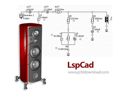 دانلود LspCad Pro v6.50 - نرم افزار طراحی بلندگو و جعبه های کراس اوور
