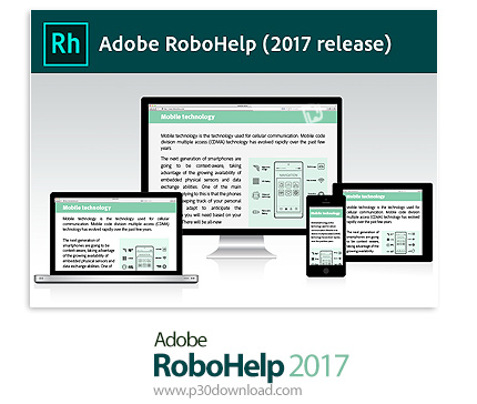 دانلود Adobe RoboHelp 2017 v13.0.0.257 - نرم افزار ساخت فایل راهنما