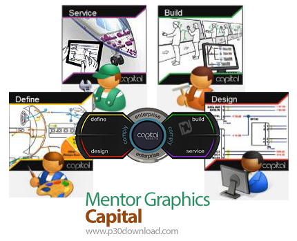 دانلود Mentor Graphics Capital v2015.1 Build 162 x64 - نرم افزار طراحی و بررسی سیستم های برق رسانی 