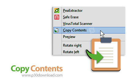 دانلود Copy Contents v2.0 - نرم افزار کپی کردن محتوای یک فایل یا پوشه