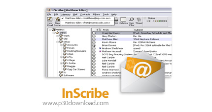 دانلود InScribe v2.1 - نرم افزار مدیریت ایمیل در ویندوز
