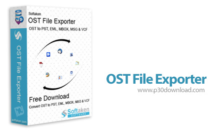 دانلود Softaken OST File Exporter v3.0 - نرم افزار بازیابی و تبدیل فرمت فایل های OST