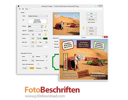 دانلود FotoBeschriften v7.3.1.459 - نرم افزار برچسب گذاری عکس های JPG