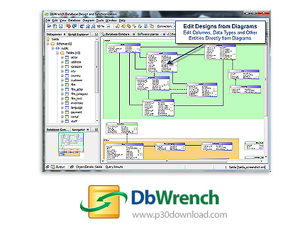 دانلود DbWrench v4.2.4 - نرم افزار طراحی و مهندسی معکوس پایگاه داده 