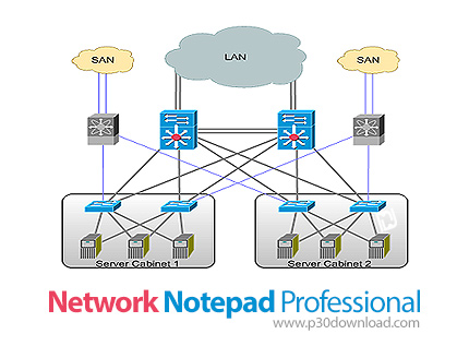 دانلود Network Notepad Professional v1.3.62 + Enterprise v1.0.50 x64 + v1.0.34 - نرم افزار طراحی نمودار شبکه های کامپیوتری