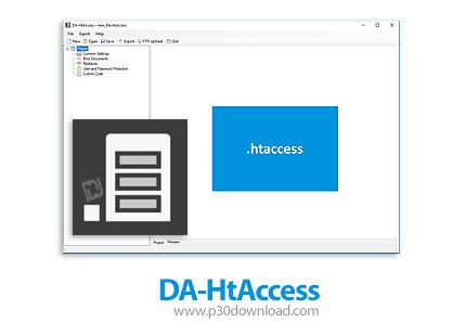 دانلود DA-HtAccess v3.2.0 - نرم افزار ساخت و ویرایش آسان فایل های htaccess برای اعمال تغییرات در وب 