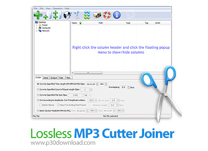 دانلود Lossless MP3 Cutter Joiner v7.0.0 - نرم افزار برش و ادغام فایل های صوتی Mp3