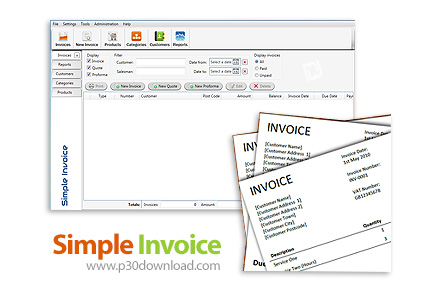 دانلود Simple Invoice v3.24.0.6 - نرم افزار مدیریت فاکتور ها و مشتریان در کسب و کارهای کوچک