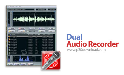 دانلود Adrosoft Dual Audio Recorder v2.4.4 - نرم افزار ضبط  و ویرایش صدا