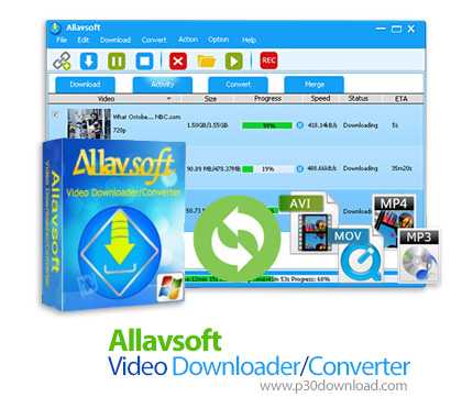 دانلود Allavsoft Video Downloader Converter v3.26.1.8813 - نرم افزار دانلود و تبدیل فرمت دسته ای فای