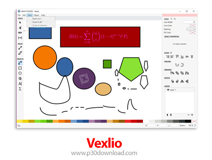 دانلود Vexlio v1.2.2 x86/x64 - نرم افزار طراحی اشکال، نمودار ها و نمایش معادلات ریاضی