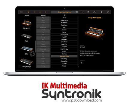 دانلود IK Multimedia Syntronik v1.0 x64 + Sound Content - قدرتمندترین نرم افزار آهنگ‌سازی با سینث‌سا