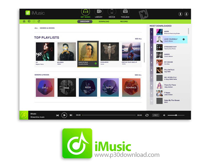 دانلود iMusic v2.0.3 - نرم افزار ضبط و دانلود آهنگ از وبسایت های مختلف