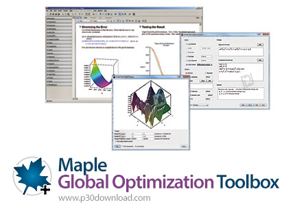 دانلود Maple Global Optimization Toolbox 2017.0 - افزونه یافتن بهترین راه حل مسائل بهینه سازی در نرم