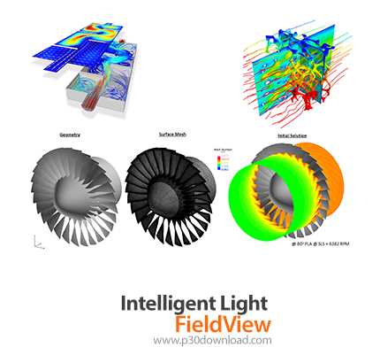 دانلود Intelligent Light FieldView v20.0 x64 - نرم افزار شبیه‌سازی و حل معادلات دینامیک سیالات محاسب