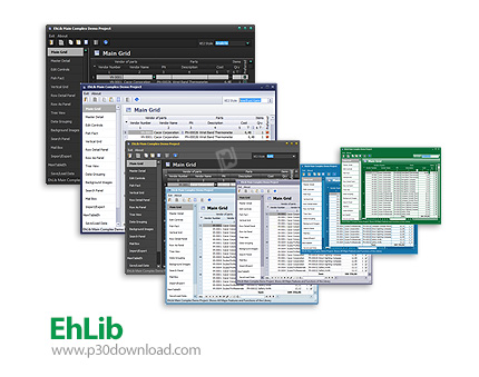 دانلود EhLib v9.1.030 - مجموعه کامپوننت های دلفی و C++ برای ارتباط اپلیکیشن ها با دیتابیس