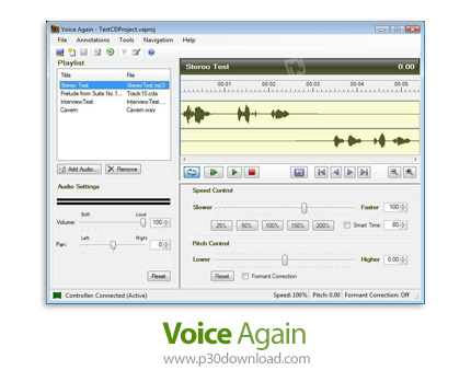 دانلود Voice Again v1.6.3 - نرم افزار بهبود میزان وضوح و کیفیت صدای فایل های صوتی