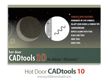 دانلود Hot Door CADtools v10.3.3 x64 for Adobe Illustrator - پلاگین ابزار های حرفه ای CAD برای ایلست