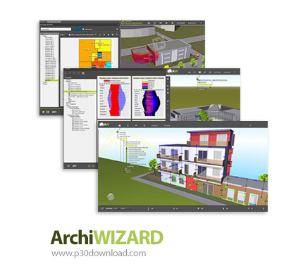دانلود Graitec ArchiWIZARD 2018 v6.1.1 x64 - نرم افزار طراحی سه بعدی سازه های ساختمانی