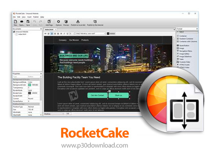 دانلود Ambiera RocketCake Professional v5.2 x86/x64 - نرم افزار طراحی وبسایت بدون نیاز به برنامه نوی